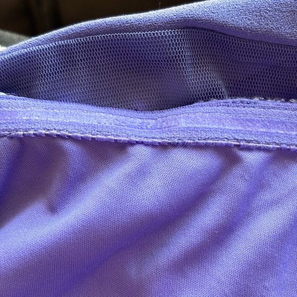 Stunning dress periwinkle color with sequins by TADASHI SHOJI size 10 worn once - Picture 9 of 14